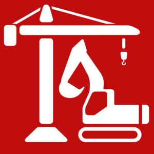 This symbol represents Plarad's active involvement in heavy machinary such as cranes, heavy lifting machinery, bulldozers etc