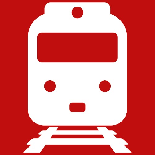 A white train on tracks symbol signifies our active presence in the rail industry, delivering reliable bolting solutions for every need.