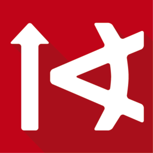 White arrows and abstract symbols on a red background represent the torque angle