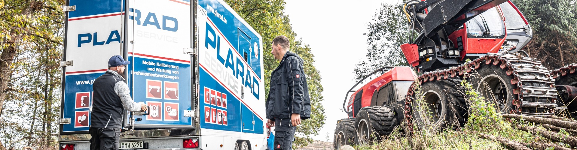 Zu sehen ist eine Szene des Services von Plarad.