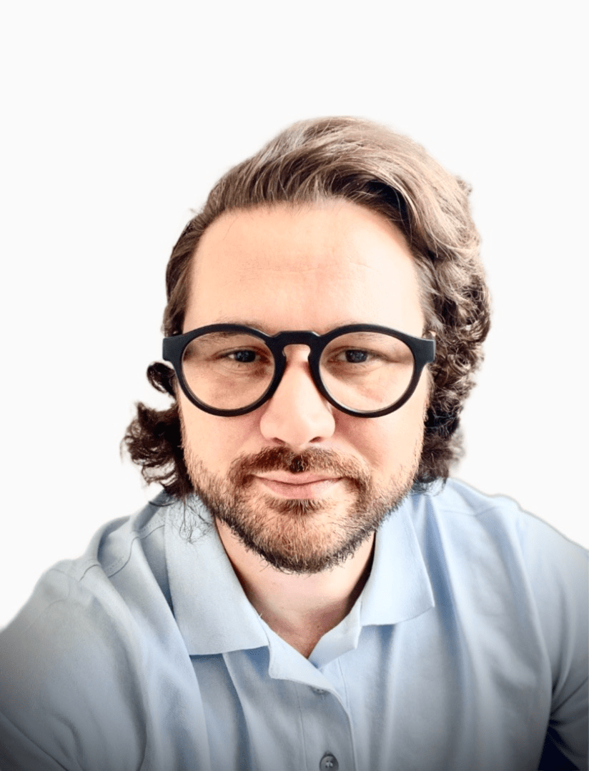 Selbstaufnahme eines Mannes