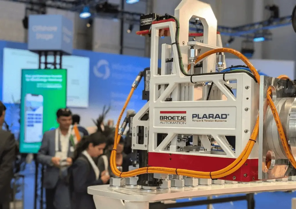 Plarad automated bolting system in action