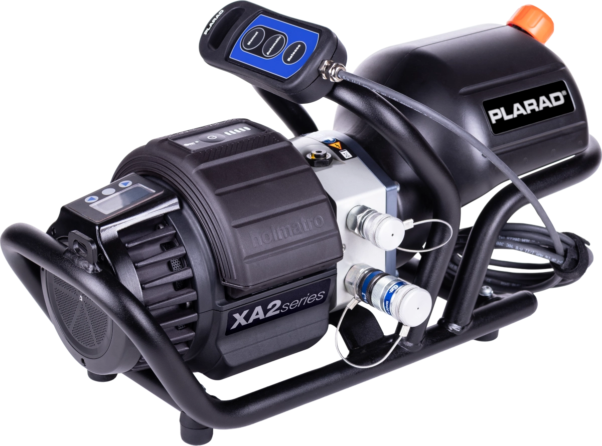 Bild der neuen XA2power Hydraulikpumpe von Plarad